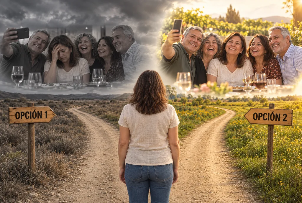 Gloria ante dos caminos: seguir escondiéndose de las fotos o volver a salir en ellas